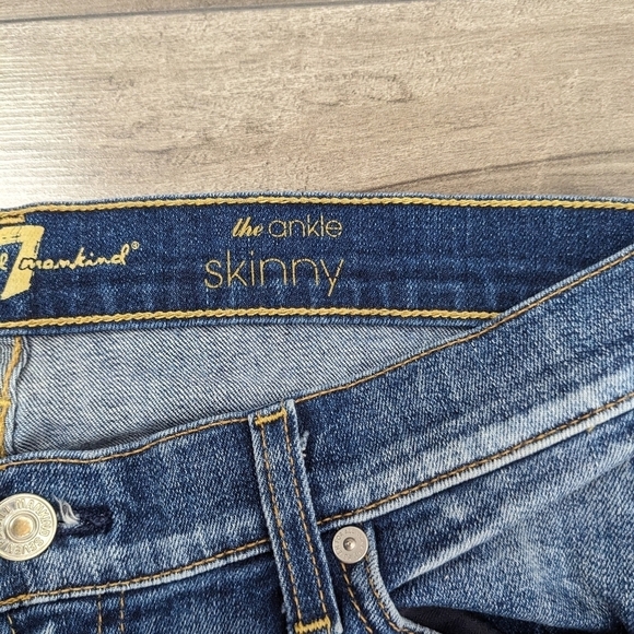 7 For All Mankind Skinny Jean 30 - Picture 7 of 11